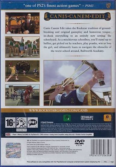 Bully Canis Canem Edit - PS2 (Genbrug)